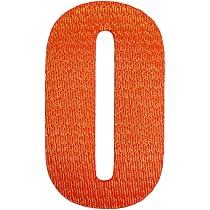 Amazon.co.jp: 数字ワッペン 3cm オレンジ 2（ニ） : ホビー